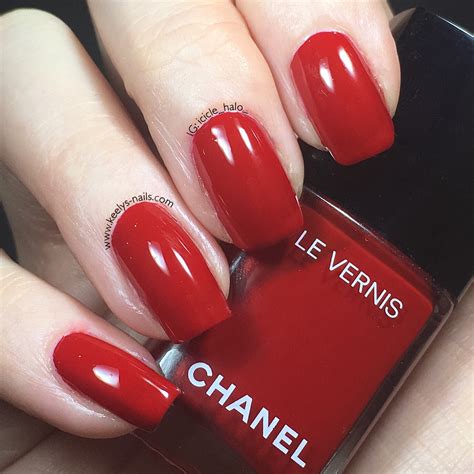 chanel red nails|Chanel red nail varnish.